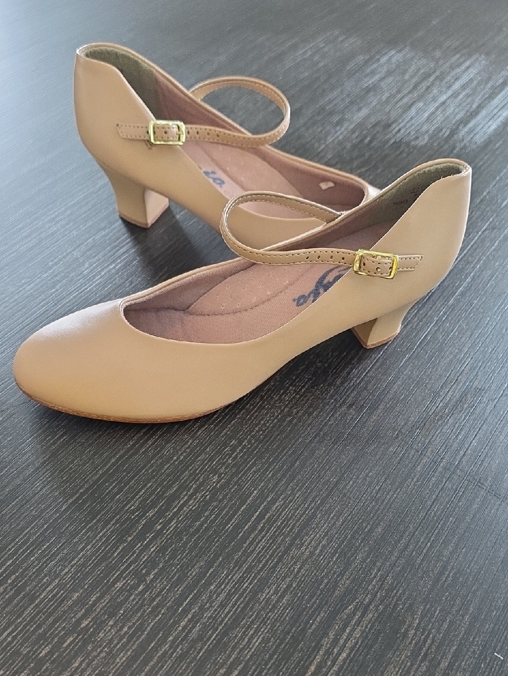Capezio JR. Footlight Character Jazz Tap Musical Theater Heeled Dance Shoe